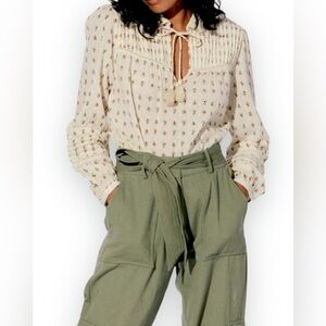 Cleobella Elise Blouse in Folklore Print Size XS